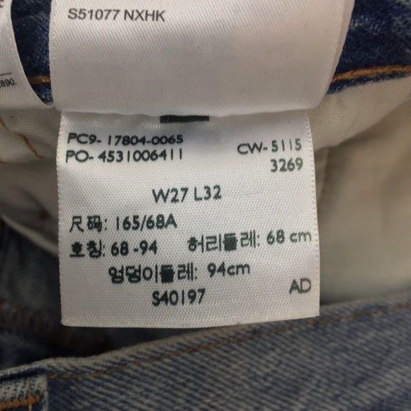 🦋LEVIS 501 CT Stacked Patch Denim - Picture 7 of 7